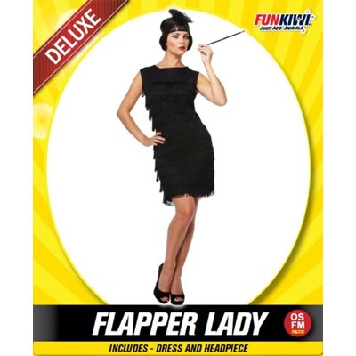 Adults Costume (Deluxe) - Flapper Lady