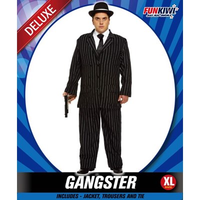 Adults Costume (Deluxe) - Gangster (XL)
