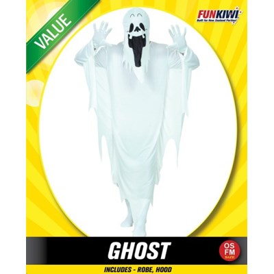 Adults Costume (Deluxe) - Ghost