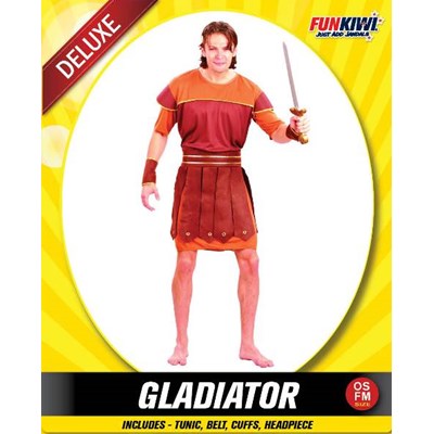 Adults Costume (Deluxe) - Gladiator