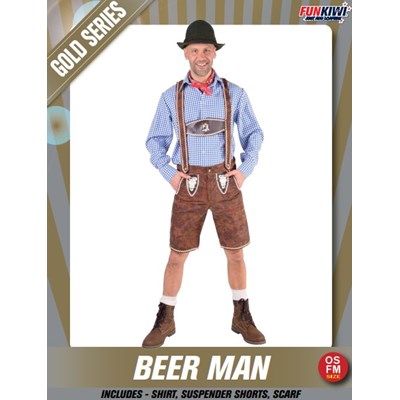 Adults Costume (Deluxe) - Beer Man