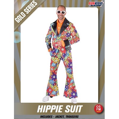 Adults Costume (Deluxe) - Hippie Suit