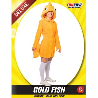 Adults Costume (Deluxe) - Gold Fish