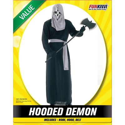 Adults Costume (Deluxe) - Hooded Demon