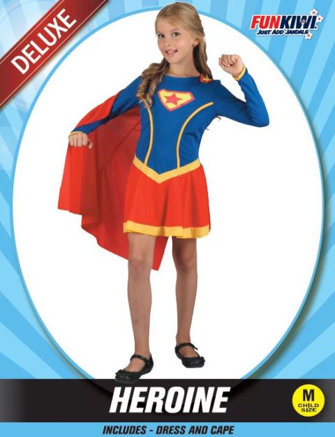 Kids Costume (Deluxe) - Heroine