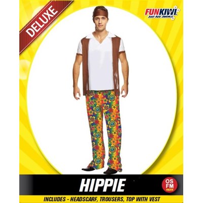 Adults Costume (Deluxe) - Hippie