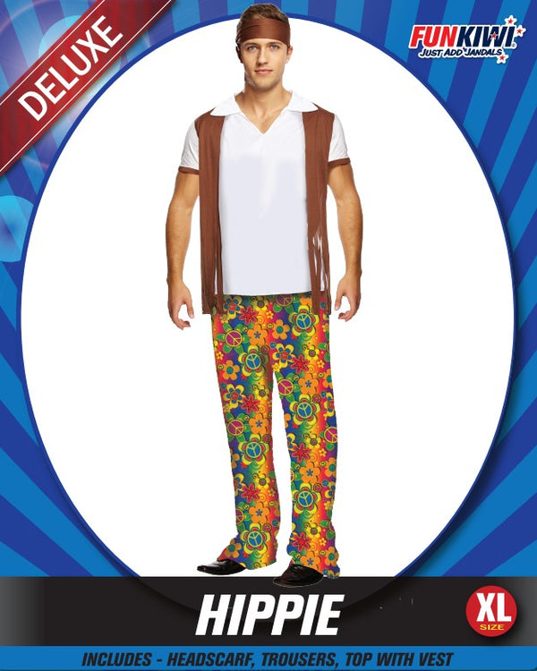 Adults Costume (Deluxe) - Hippie (XL)