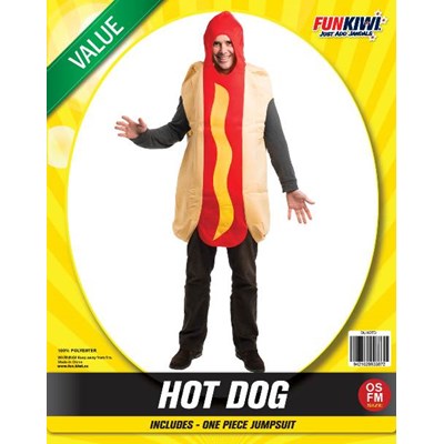 Adults Costume (Deluxe) - Hot Dog