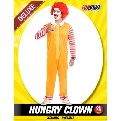 Adults Costume (Deluxe) - Hungry Clown