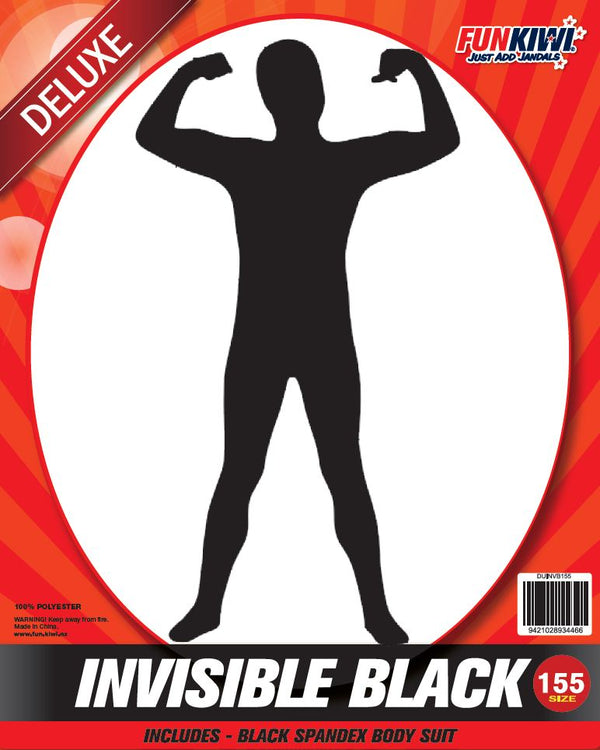 Kids Costume (Deluxe) - Invisible Black (155cm)