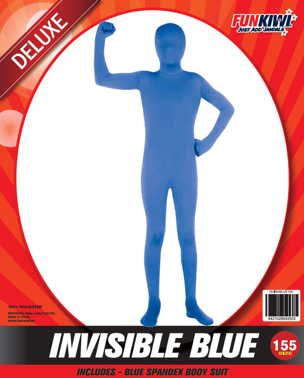 Kids Costume (Deluxe) - Invisible Blue (155cm)