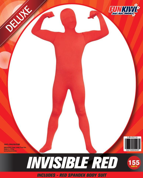 Kids Costume (Deluxe) - Invisible Red (155cm)