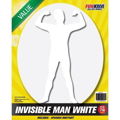 Adults Costume (Deluxe) - Invisible Man White