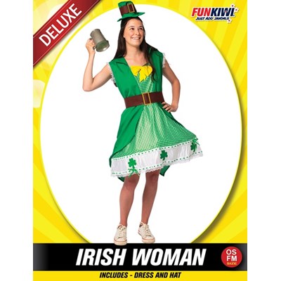 Adults Costume (Deluxe) - Irish Woman