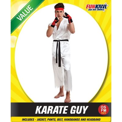 Adults Costume (Deluxe) - Karate Guy