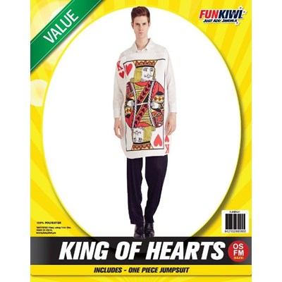 Adults Costume (Deluxe) - King of Hearts