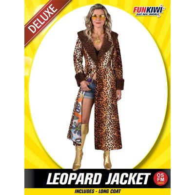 Adults Costume (Deluxe) - Leopard Jacket