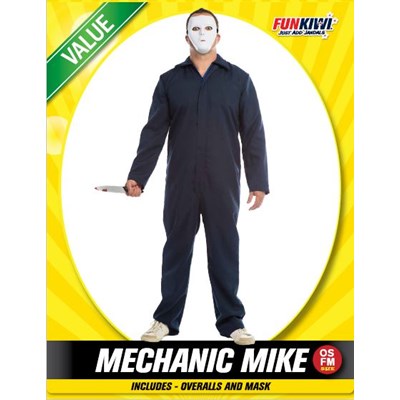Adults Costume (Deluxe) - Mechanic Mike