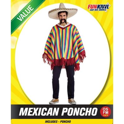 Adults Costume (Deluxe) - Mexican Poncho