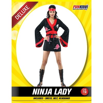 Adults Costume (Deluxe) - Ninja Lady