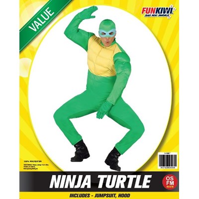 Adults Costume (Deluxe) - Ninja Turtle