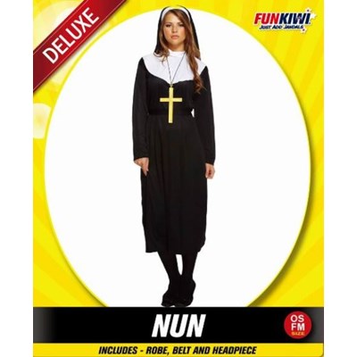 Adults Costume (Deluxe) - Nun