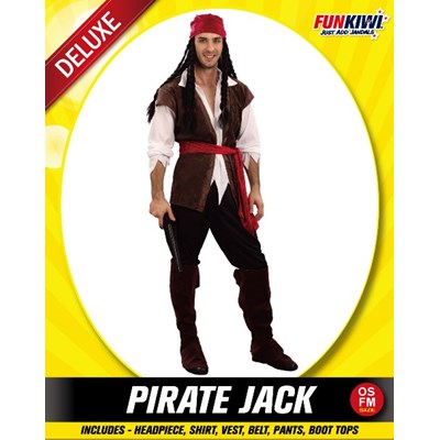 Adults Costume (Deluxe) - Pirate Jack