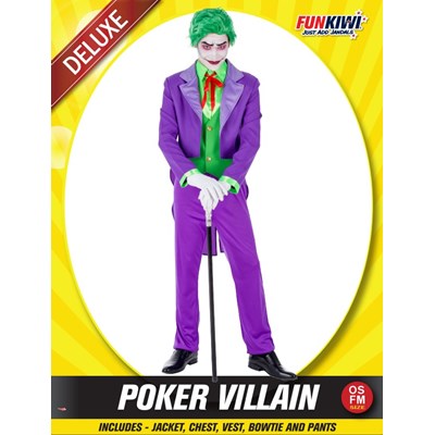 Adults Costume (Deluxe) - Poker Villain