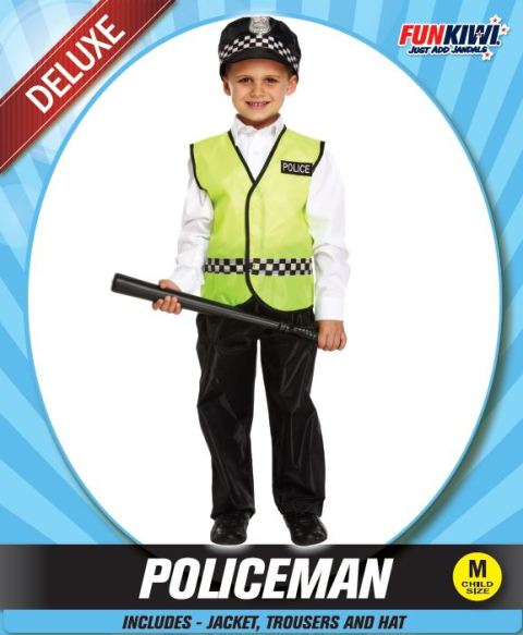 Kids Costume (Deluxe) - Policeman