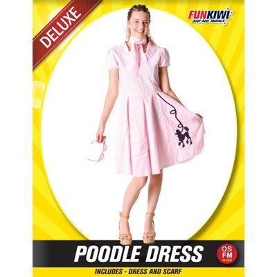 Adults Costume (Deluxe) - Poodle Dress