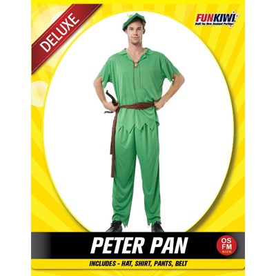 Adults Costume (Deluxe) - Peter Pan