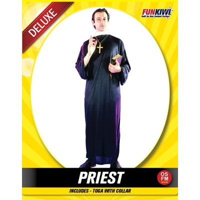 Adults Costume (Deluxe) - Priest