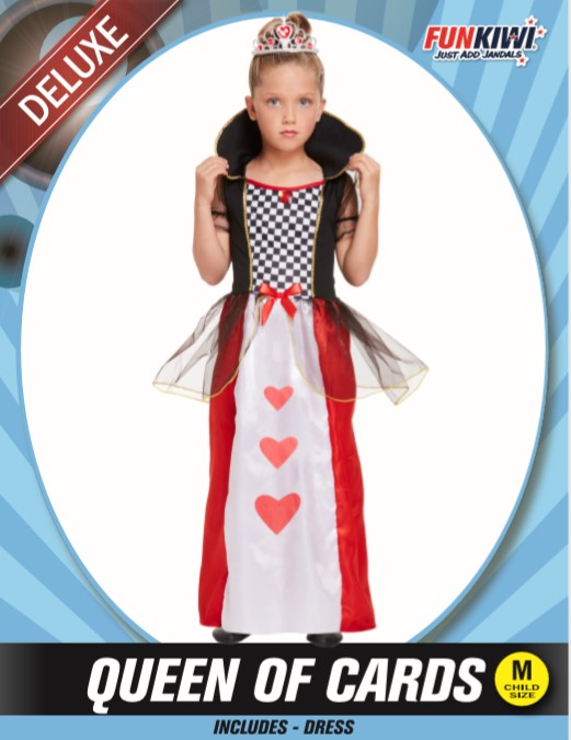 Kids Costume (Deluxe) - Queen of Cards