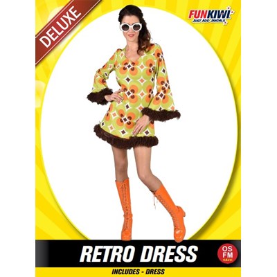 Adults Costume (Deluxe) - Retro Dress
