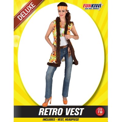 Adults Costume (Deluxe) - Retro Vest