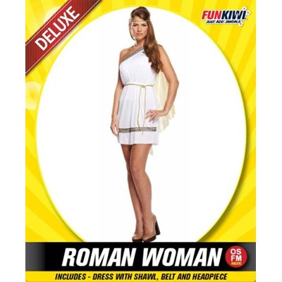 Adults Costume (Deluxe) - Roman Woman
