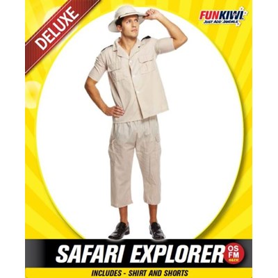 Adults Costume (Deluxe) - Safari Explorer