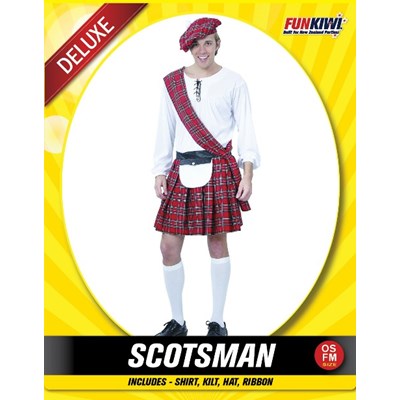 Adults Costume (Deluxe) - Scotsman