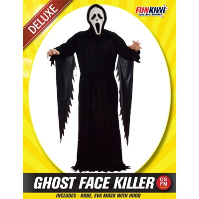 Adults Costume (Deluxe) - Ghost Face Killer