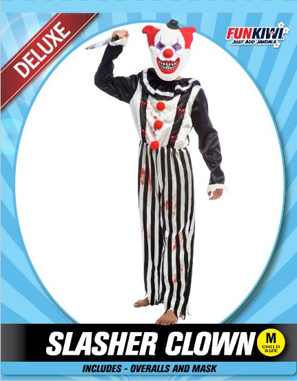 Kids Costume (Deluxe) - Slasher Clown