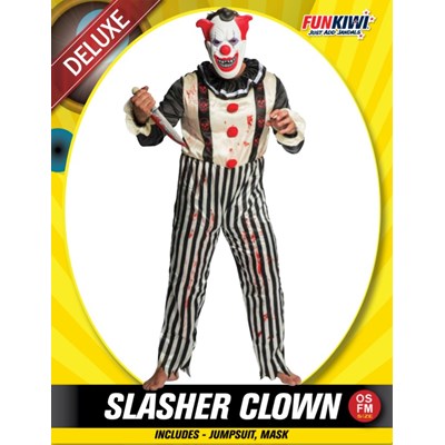 Adults Costume (Deluxe) - Slasher Clown