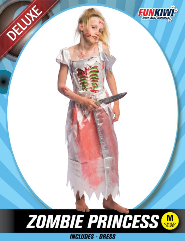 Kids Costume (Deluxe) - Zombie Princess