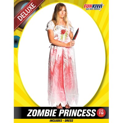 Adults Costume (Deluxe) - Zombie Princess