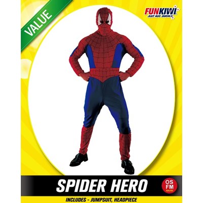 Adults Costume (Deluxe) - Spider Hero