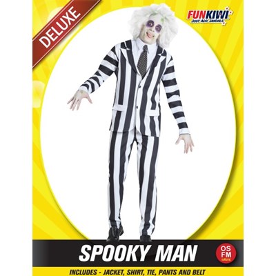 Adults Costume (Deluxe) - Spooky Man