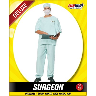Adults Costume (Deluxe) - Surgeon
