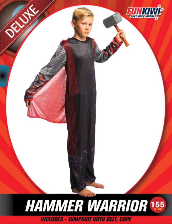 Kids Costume (Deluxe) - Hammer Warrior (155cm)