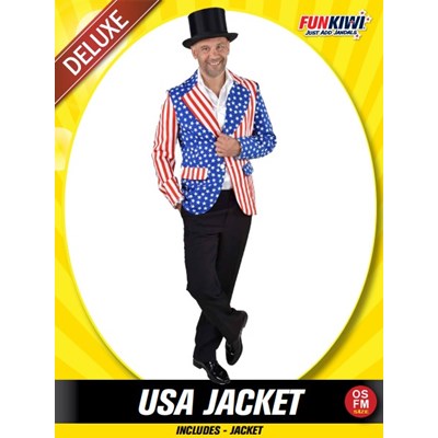 Adults Costume (Deluxe) - USA Jacket