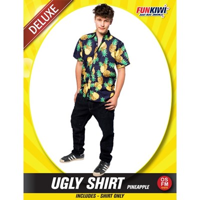 Adults Costume (Deluxe) - Ugly Shirt Pineapple