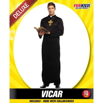 Adults Costume (Deluxe) - Vicar